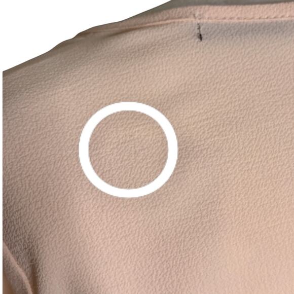 Harlowe & Graham Long Sleeve Tiered Ruffle Hi-Low Top Pink Small - Picture 7 of 12